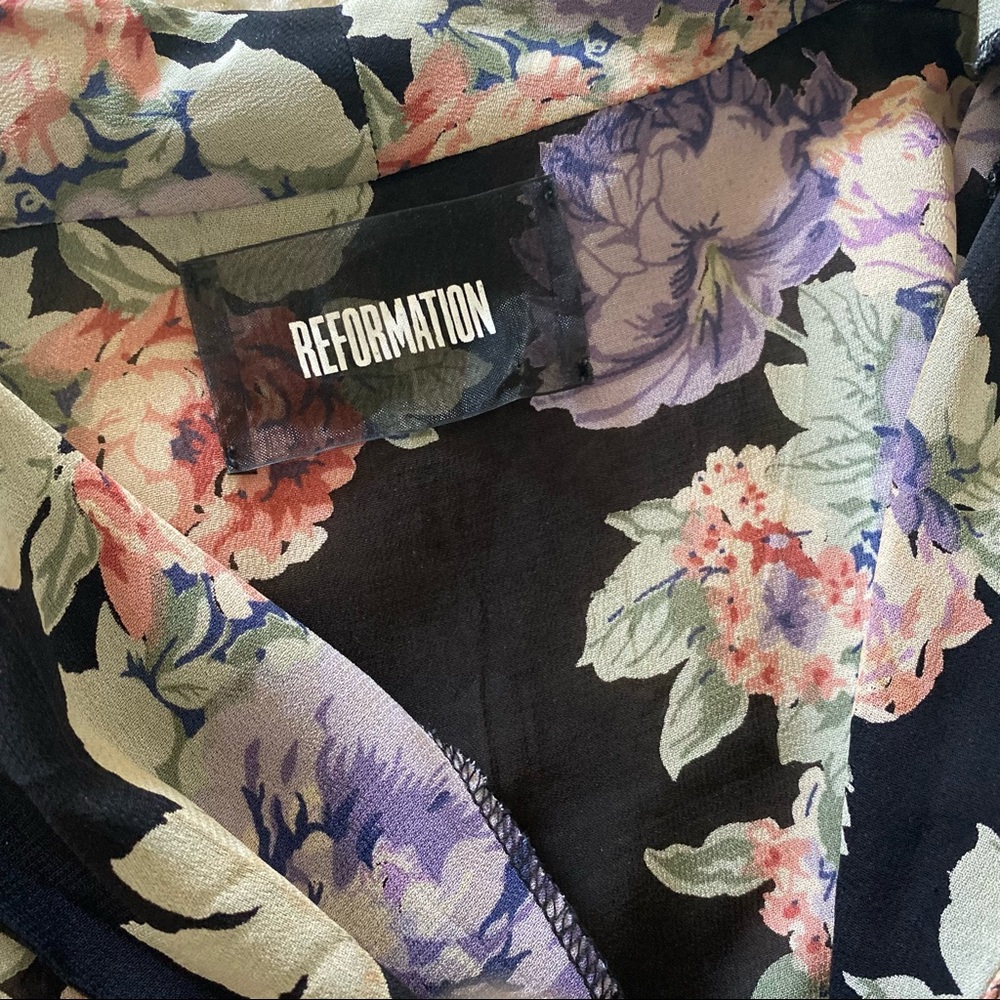 Reformation floral dress with shorts built in - Picture 7 of 7